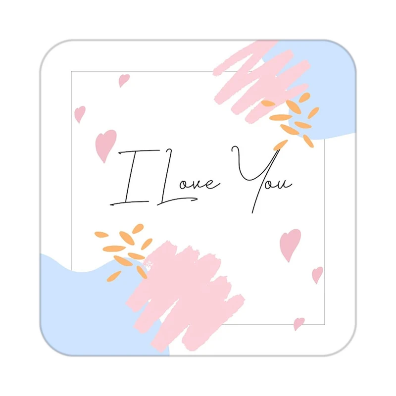 زیر لیوانی کاکتی طرح عاشقانه مدل mp40545