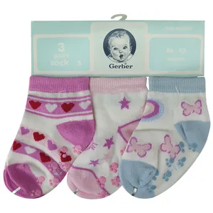 جوراب نوزادی مدل 1212 مجموعه 3 عددی