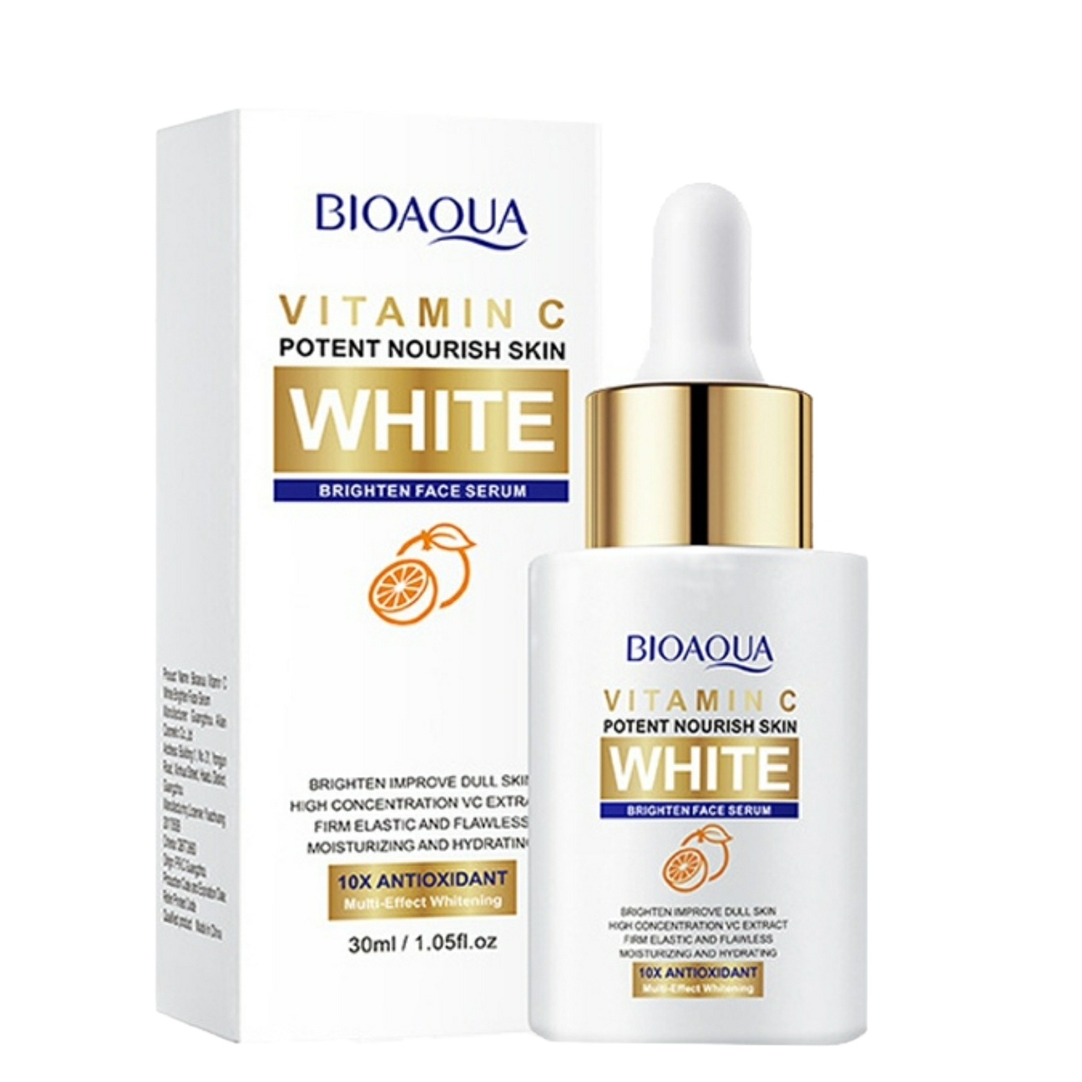 مراقبت پوست سرم روشن کننده بایو آکوا مدل ویتامین سی حجم 30 میلی لیتر