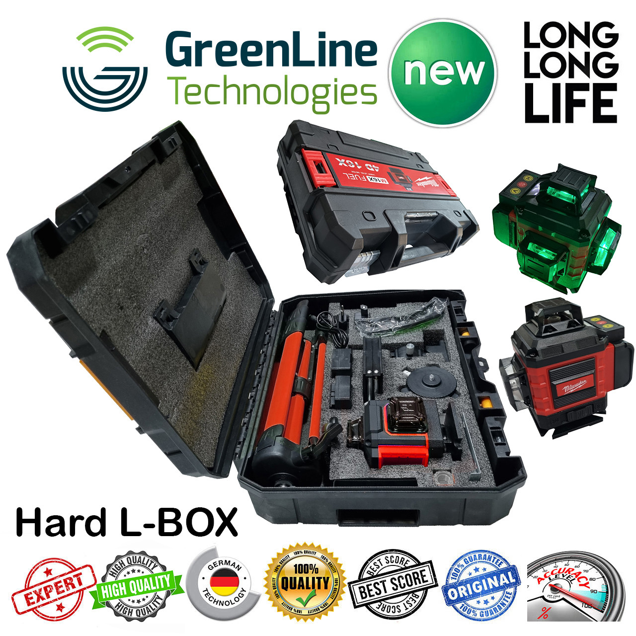 تراز لیزری مدل 16 لاین کد DW-360-4D Hard Box تراز لیزری مدل 16 لاین کد DW-360-4D Hard Box