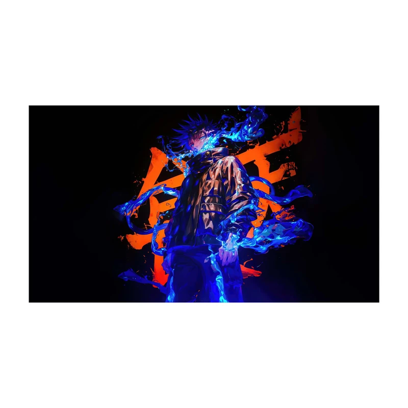 استیکر لپ تاپ و موبایل مدل انیمه طرح جوجوتسو کایسن مگومی فوشیگورو Jujutsu Kaisen Megumi Fushiguro کد 2282