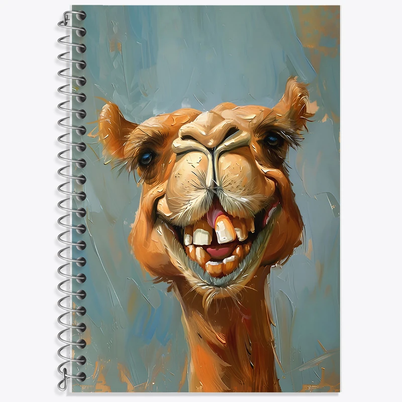 دفتر لغت 50 برگ خندالو طرح شتر خنگ کد F6602