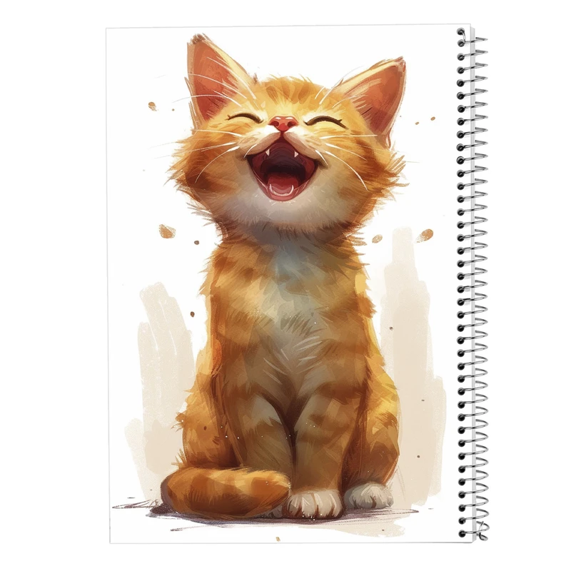 دفتر مشق 50 برگ مدوپد مدل سگ و گربه کد DF17349