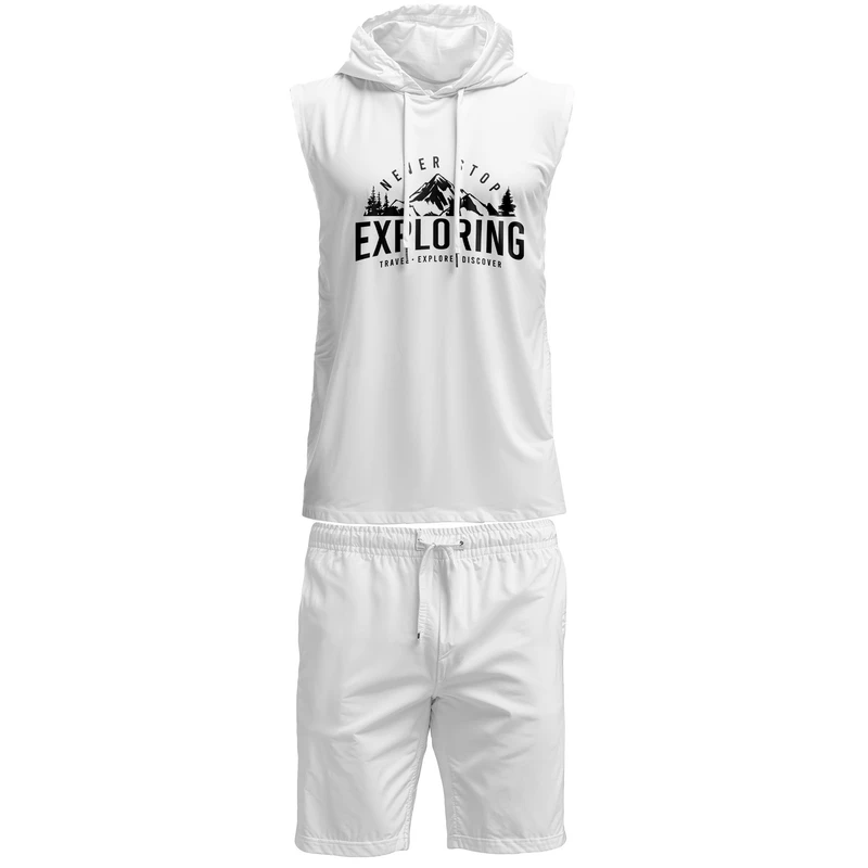 ست تاپ و شلوارک مردانه مدل 14020826a