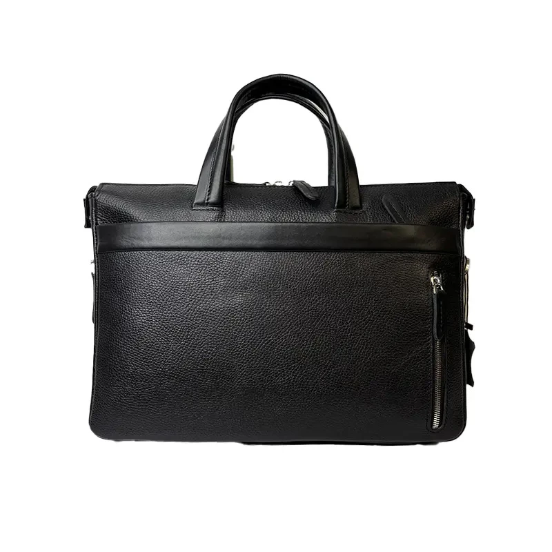 کیف دوشی دست دوز مردانه مدل ترلان چرم فلوتر