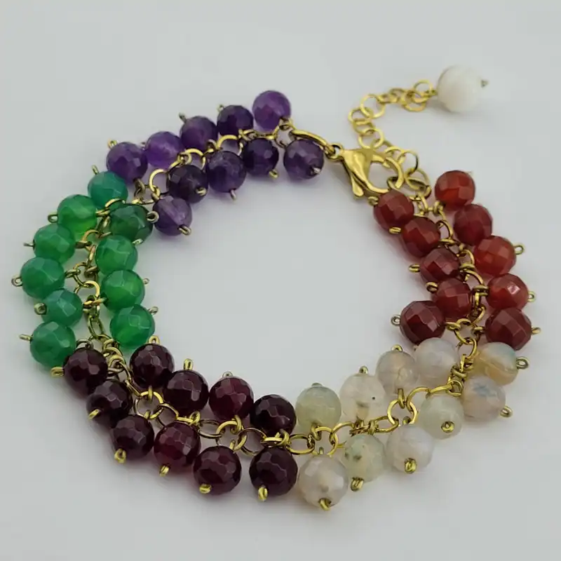 دستبند زنانه مدل سنگ کد 01