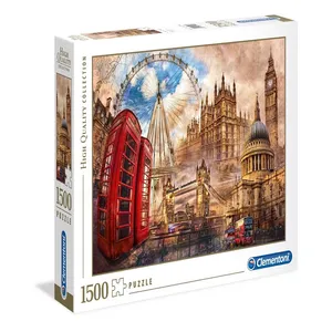 پازل 1500 تکه کلمنتونی مدل لندن قدیمی