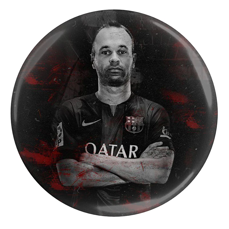 مگنت طرح بازیکن بارسلونا اسپانیا آندرس اینیستا مدل S4675 