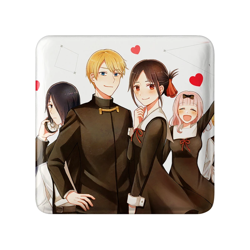 مگنت خندالو طرح چیکا و کاگویا و میوکی انیمه کاگویا ساما کد 15983