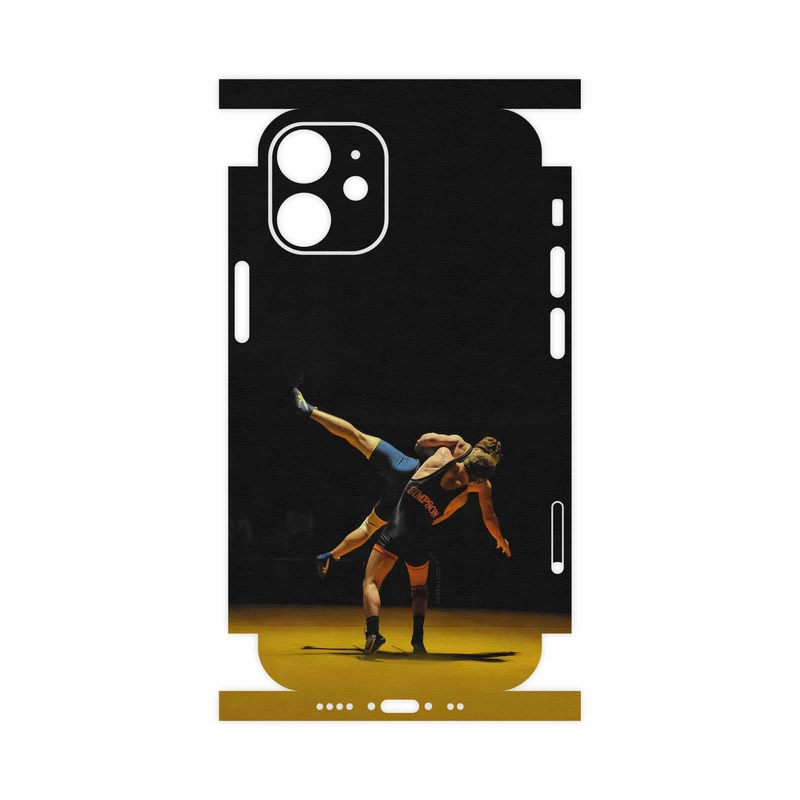 برچسب پوششی ماهوت مدل Wrestling-FullSkin مناسب برای گوشی موبایل اپل iPhone 12 mini