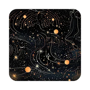 زیر لیوانی کاکتی طرح ماه و ستاره مدل mp52779