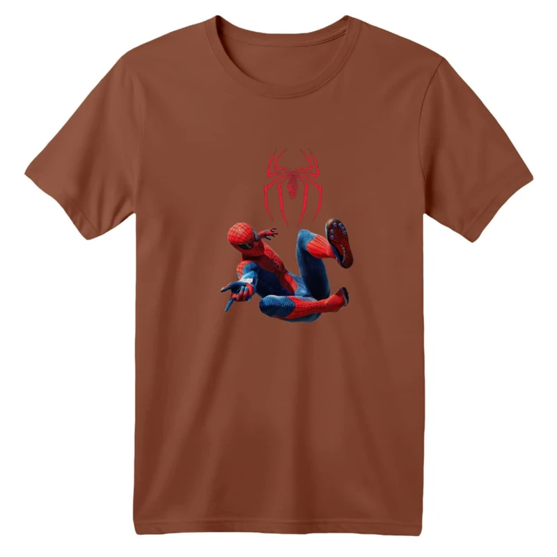 تی شرت آستین کوتاه بچگانه مدل مرد عنکبوتی کد ۲۱