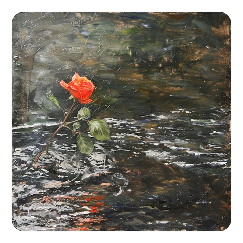 مگنت کاکتی طرح نقاشی رنگ روغن مدل mp69755