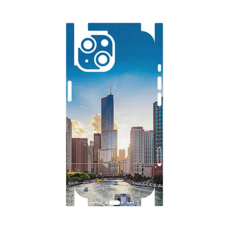 برچسب پوششی ماهوت مدل City of Chicago-FullSkin مناسب برای گوشی موبایل اپل iPhone 15