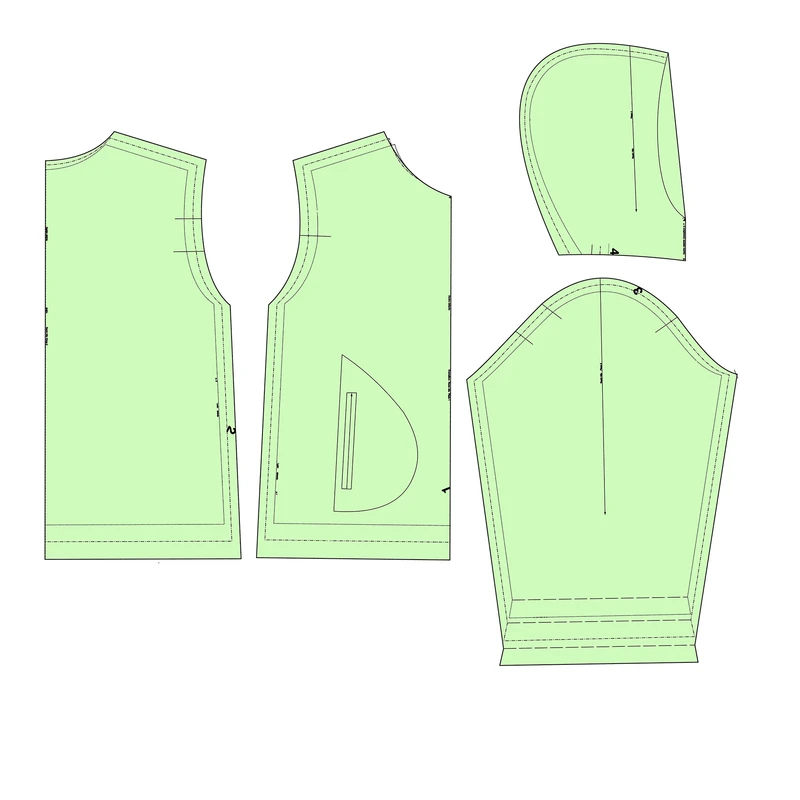  الگو کاپشن پسرانه سایز 6 الی 10 سال