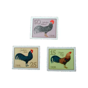 تمبر یادگاری مدل خروس کد bc-1643 مجموعه 3 عددی