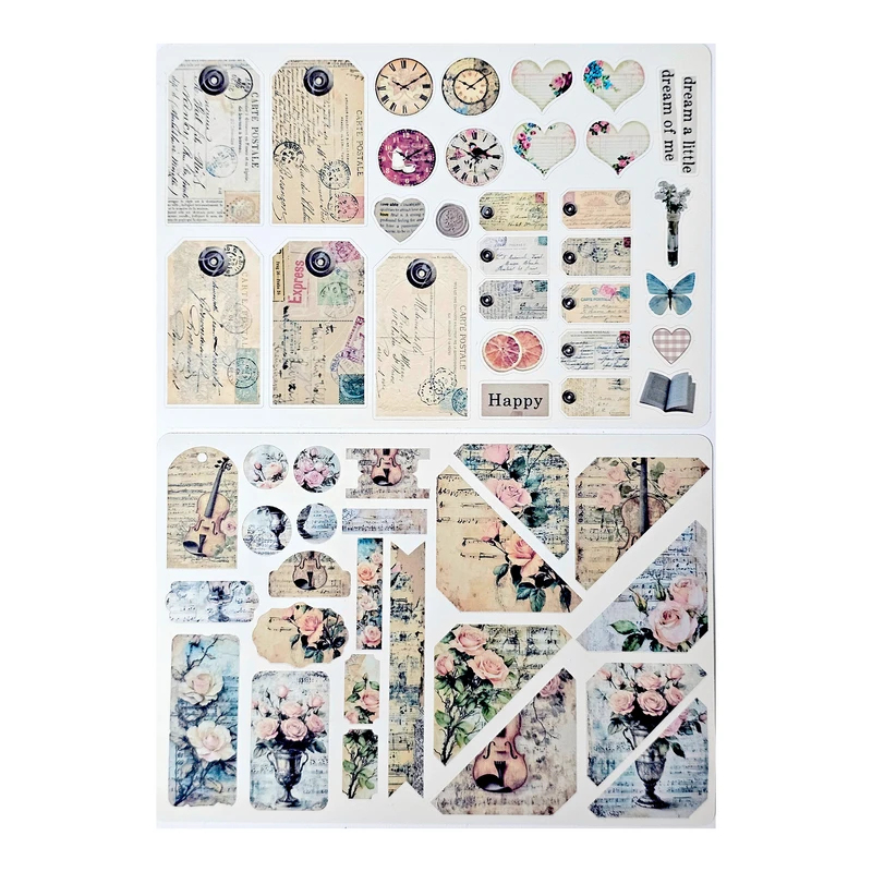 برچسب طرح برش خورده بولت ژورنال مدل Dreamer  بسته 54 عددی