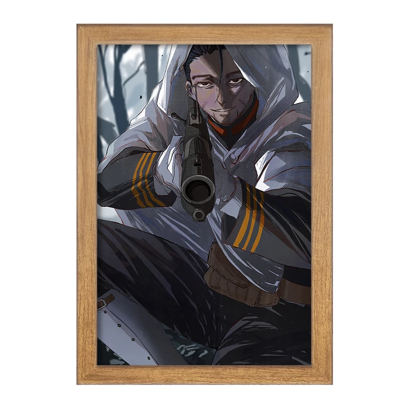 تابلو خندالو مدل هیاکونوسکه انیمه کامویی طلایی Golden Kamuy کد 23746