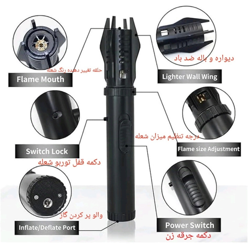 شعله افکن مدل ایگنایت 360