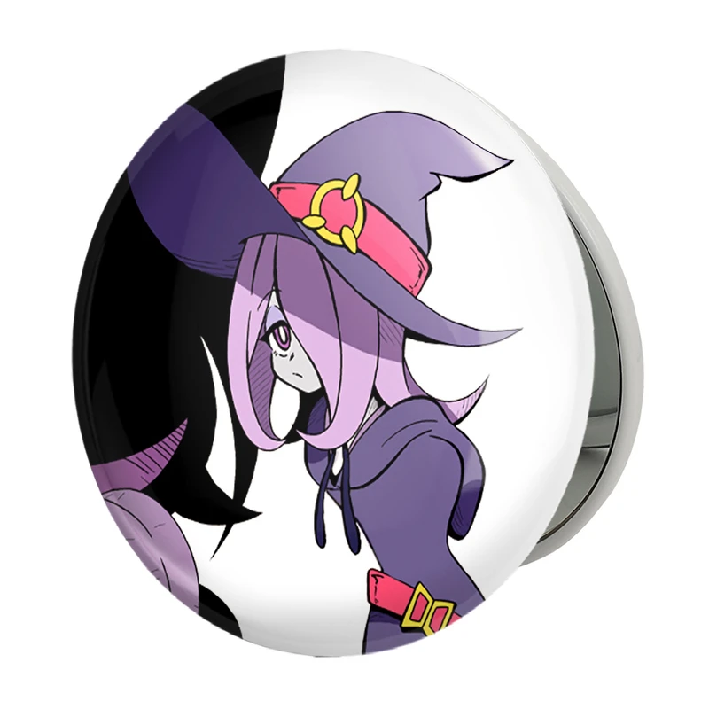 آینه جیبی خندالو طرح سوسی انیمه جادوگران کوچک Little Witch Academia مدل تاشو کد 22864 