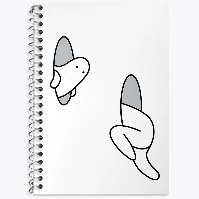 دفتر لغت 50 برگ خندالو طرح شکلک فانتزی کد N2667