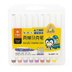 ماژیک چند منظوره مدل پنگوئن فضانورد بسته 18 عددی