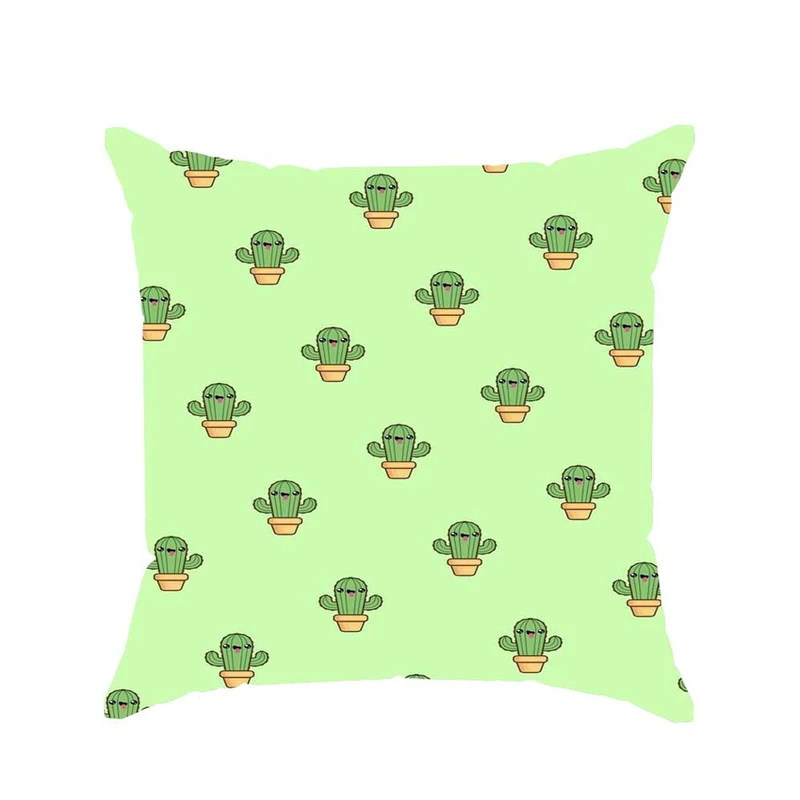 کوسن پاد آفرین مدل فانتزی طرح کاکتوس کیوت بامزه کد p2968 سایز 30*30 سانتی متر 