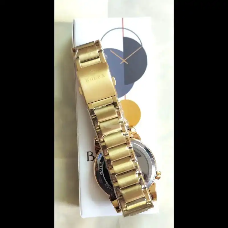 ساعت مچی عقربه‌ای مردانه  مدل موتور پیدا پشت شیشه ای