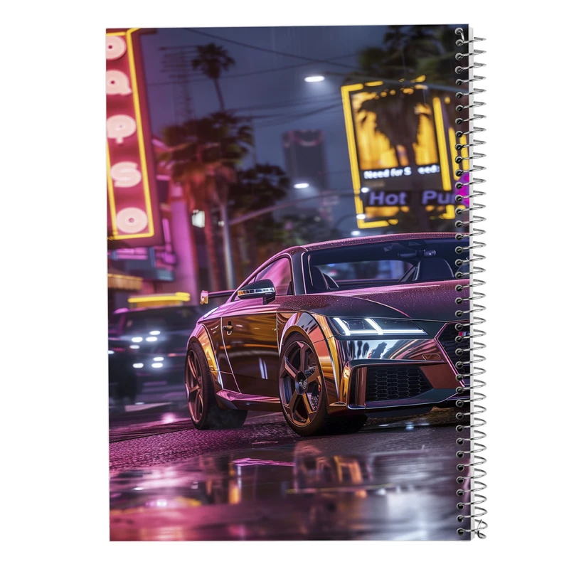 دفتر مشق 50 برگ مدوپد مدل need for speed کد DF13611