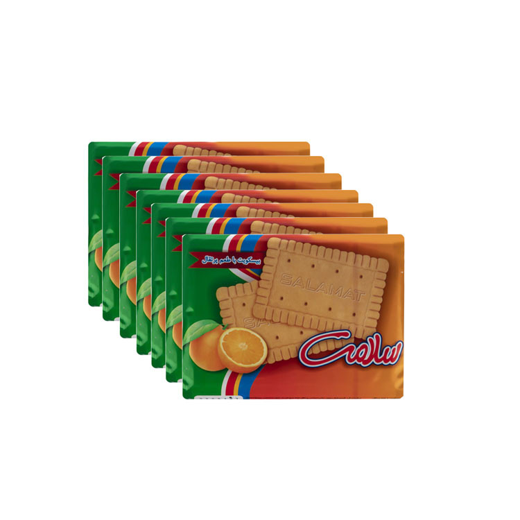 بیسکویت سلامت با طعم پرتقال - 220 گرم بسته 6 عددی