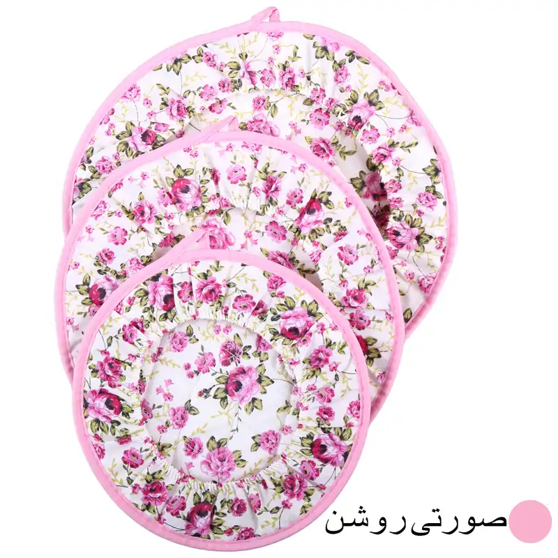 ست دم‌کنی 3 تکه طرح گل رز کد DK 13