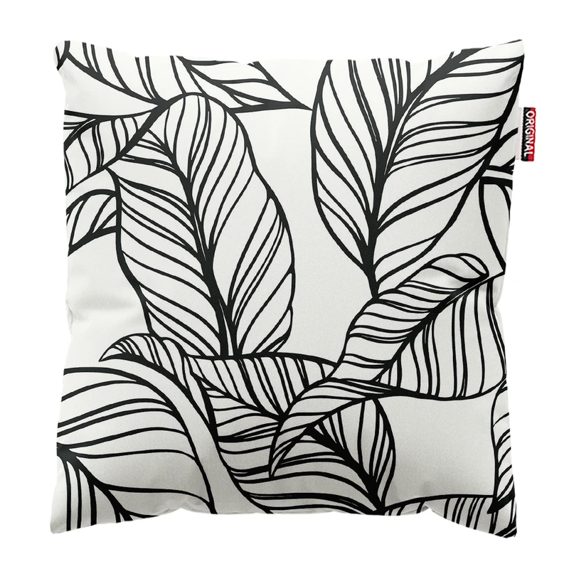 کوسن پاد آفرین مدل مینیمال طرح برگ کد PK302807 سایز 30*30 سانتی متر