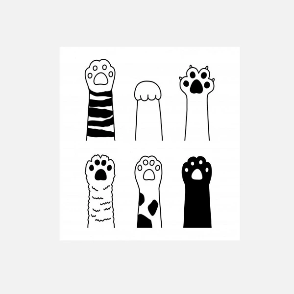 استیکر لپ تاپ طرح گربه کد 01