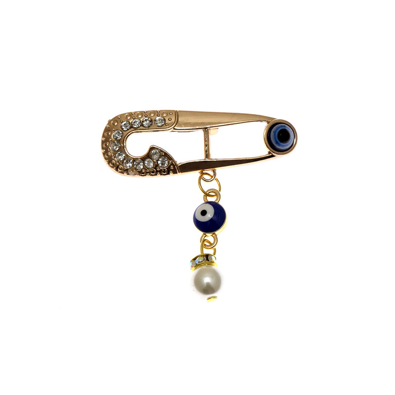 سنجاق سینه دخترانه مدل چشم نظر P10