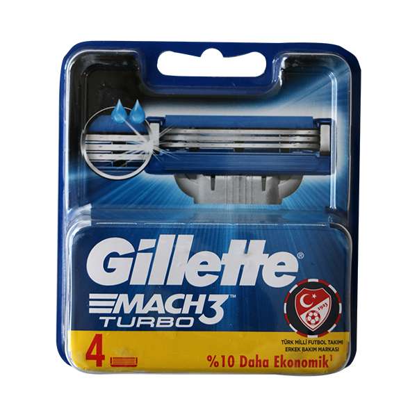 تیغ یدک ژیلت مدل mach 3 بسته 4 عددی تیغ یدک ژیلت مدل mach 3 بسته 4 عددی