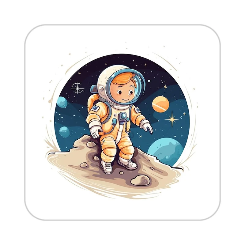 زیر لیوانی کاکتی طرح شازده کوچولو مدل mp34555