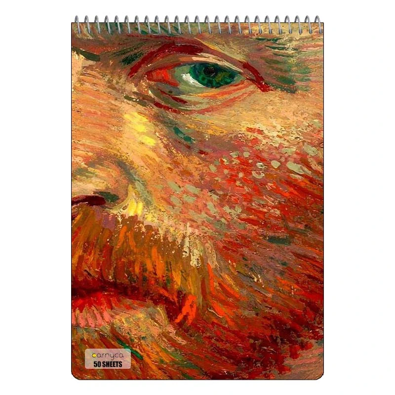 دفتر نقاشی 50 برگ سیمی کارنیکا طرح نقاشی های ون گوگ Van Gogh Paintings کد 49867