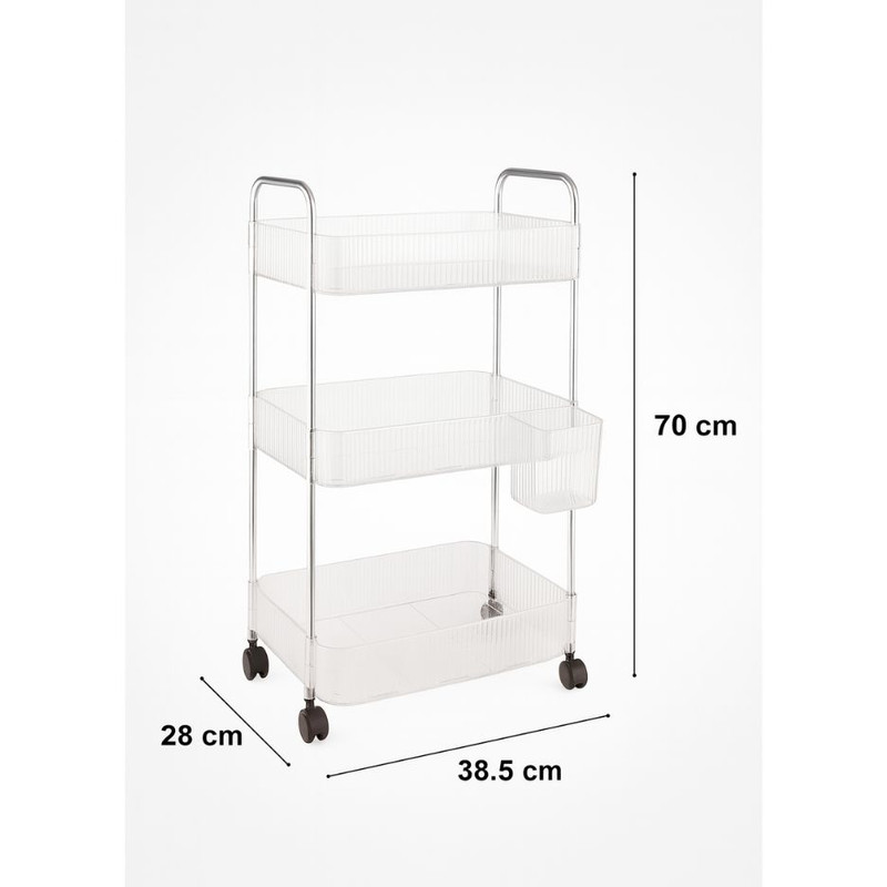 ترولی کوچک مدل ۳ طبقه چرخدار ترولی کوچک مدل ۳ طبقه چرخدار