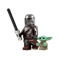 ساختنی  13 تکه مدل Mandalorian And Child بسته دو عددی