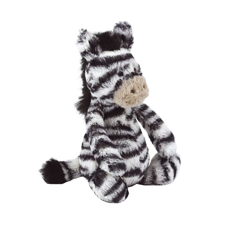 عروسک جلی کت طرح گورخر مدل Bashful Zebra کد 71 ارتفاع 27 سانتی متر