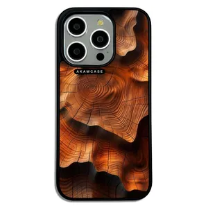AKAM AMC-WA15PRO-WOOD-9 Cover For Apple iPhone 15 Pro