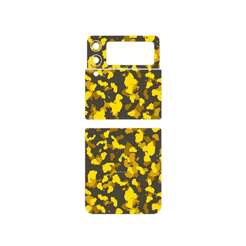 برچسب پوششی ماهوت مدل Yellow Infantry Army مناسب برای گوشی موبایل سامسونگ Galaxy Z Flip3 5G