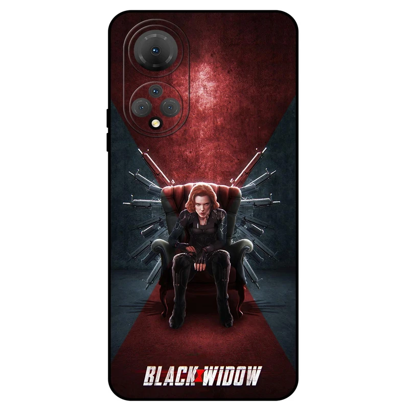 کاور مگافون طرح بیوه سیاه مدل 5423 مناسب برای گوشی موبایل آنر X7