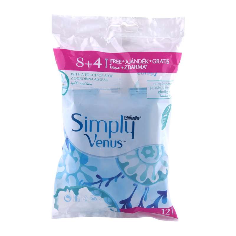 خودتراش ژیلت مدل Simply Venus بسته 12 عددی خودتراش ژیلت مدل Simply Venus بسته 12 عددی