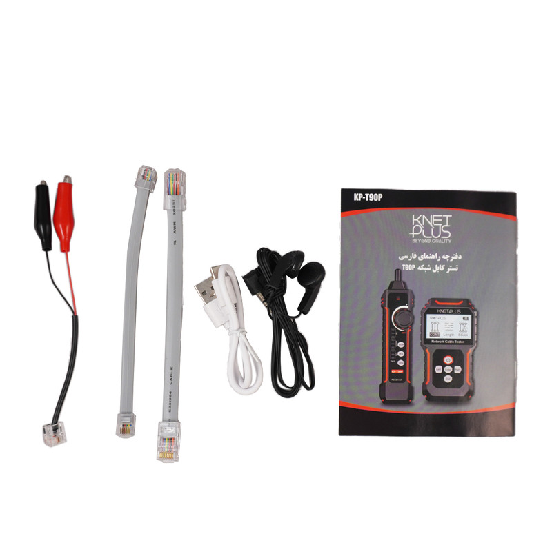 تستر کابل شبکه کی نت پلاس مدل KP-T90P