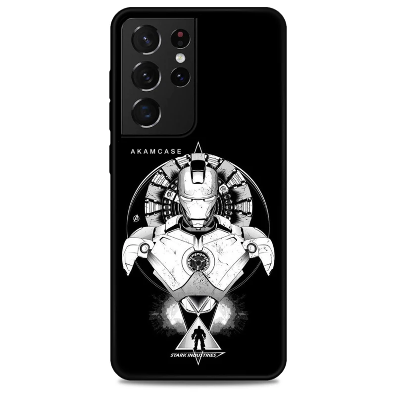کاور آکام مدل AMC-WSGS21U-IRON MAN12 مناسب برای گوشی موبایل سامسونگ Galaxy S21 Ultra