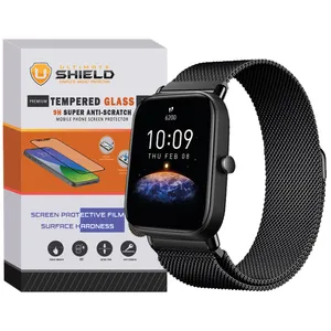 Ultimate Shield Milanese Strap Suitable For Xiaomi Amazfit BIPS / GTS / BIP LITE / BIP U / BIP U PRO / BIP 3 / BIP 3 Pro / GTS 4 mini / GTS 3