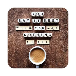 زیر لیوانی کاکتی طرح جملات انگیزشی و مثبت مدل mp24595