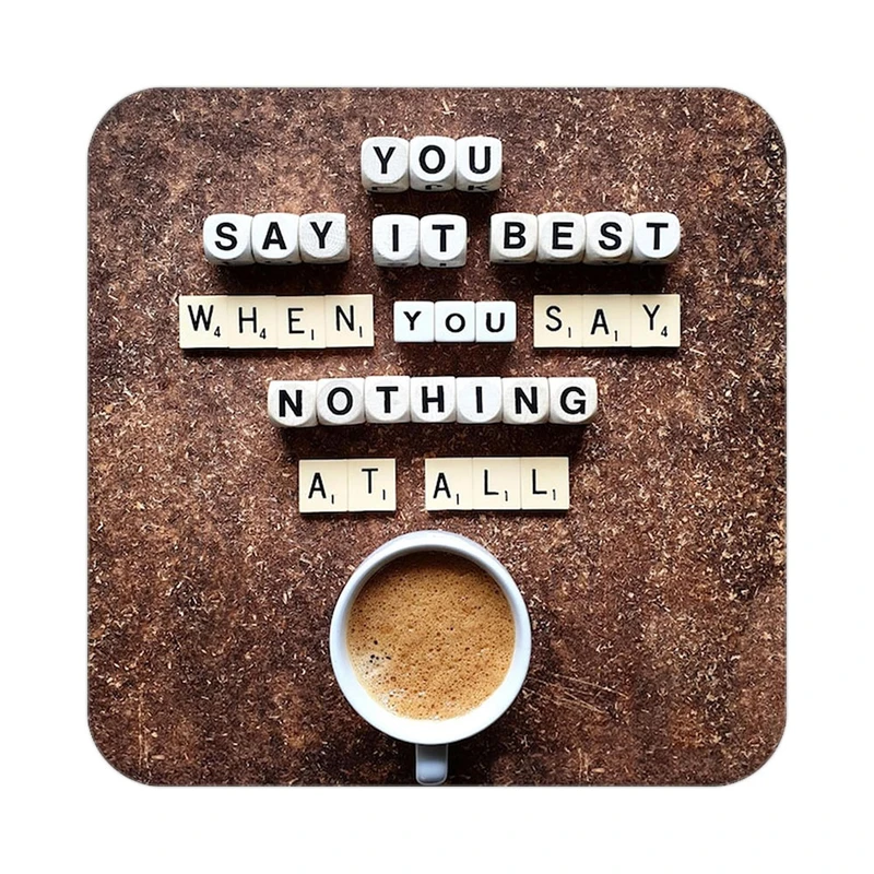 زیر لیوانی کاکتی طرح جملات انگیزشی و مثبت مدل mp24595