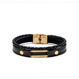 دستبند طلا 18 عیار مردانه لیردا مدل اسم مهراب 